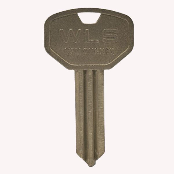 This image depicts a Willoughby Locking Systems Hardened Bronze Mogul Key