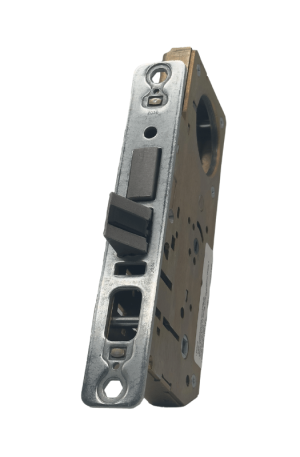 This image depicts a WLS-1100 series lock from the front, with the lock's left side partially in view